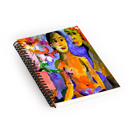 Ginette Fine Art Homage To Gaugin Tahiti Spiral Notebook