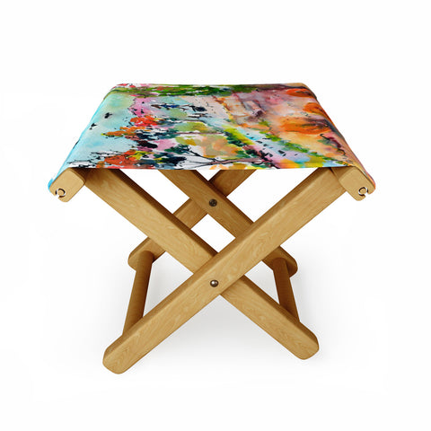 Ginette Fine Art Home For The Holidays Folding Stool