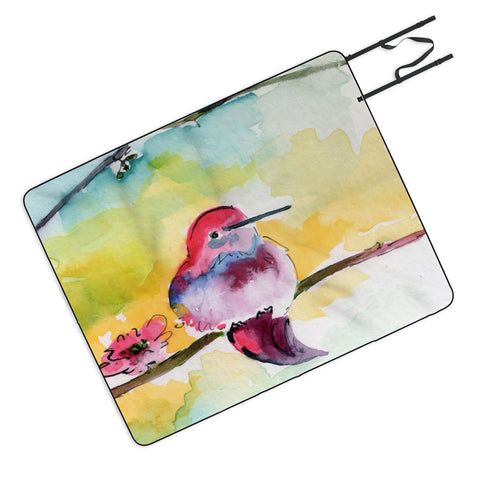 Ginette Fine Art Humminbird Picnic Blanket
