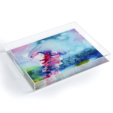 Ginette Fine Art I Love Jellyfish Acrylic Tray