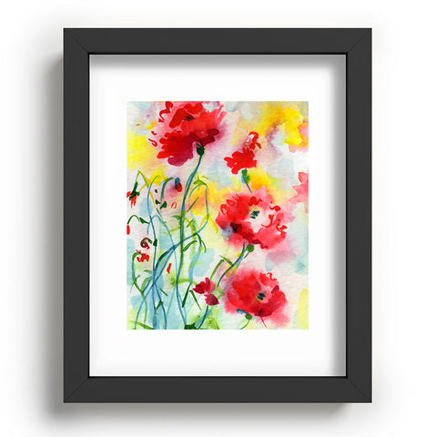 Ginette Fine Art If Poppies Could Only Speak Recessed Framing Rectangle