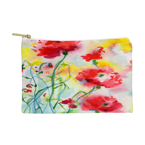 Ginette Fine Art If Poppies Could Only Speak Pouch