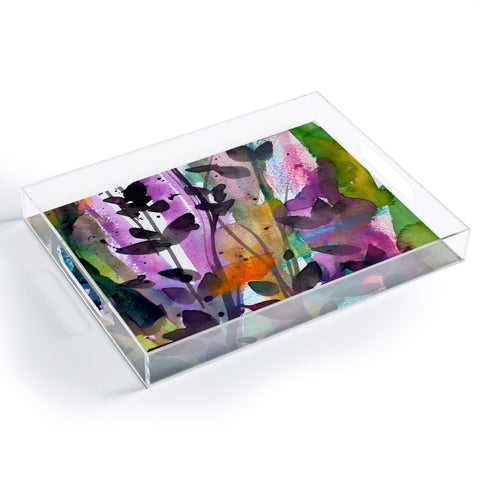 Ginette Fine Art In The Lavender 2 Acrylic Tray