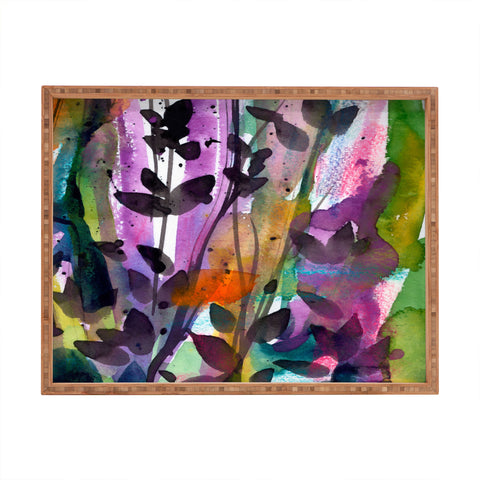 Ginette Fine Art In The Lavender 2 Rectangular Tray