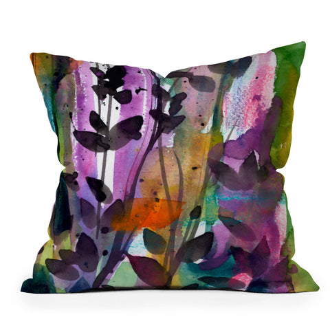 Ginette Fine Art In The Lavender 2 Throw Pillow