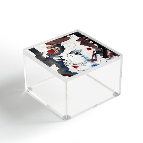 Ginette Fine Art Intuitive Abstract Face Acrylic Box