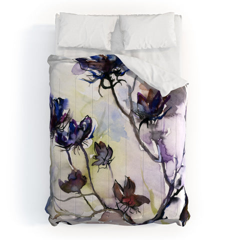 Ginette Fine Art Late Summer Seed Pods Comforter