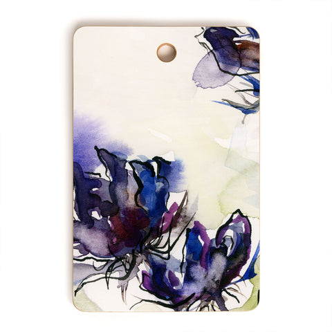 Ginette Fine Art Late Summer Seed Pods Cutting Board Rectangle
