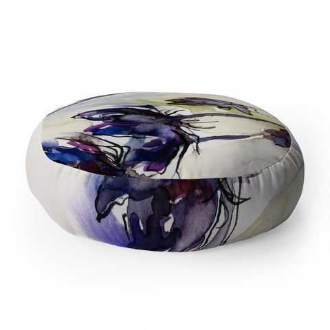 Ginette Fine Art Late Summer Seed Pods Floor Pillow Round