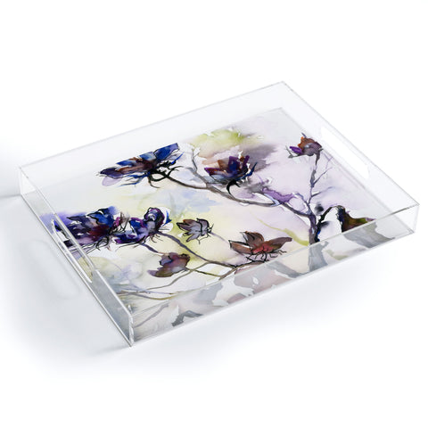 Ginette Fine Art Late Summer Seed Pods Acrylic Tray