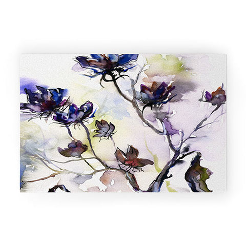 Ginette Fine Art Late Summer Seed Pods Welcome Mat