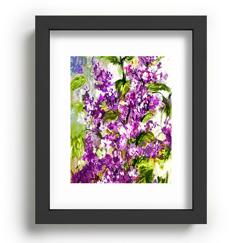 Ginette Fine Art Lilac Recessed Framing Rectangle