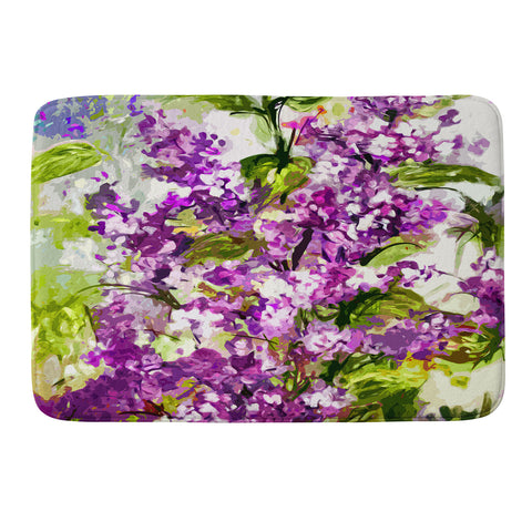 Ginette Fine Art Lilac Memory Foam Bath Mat