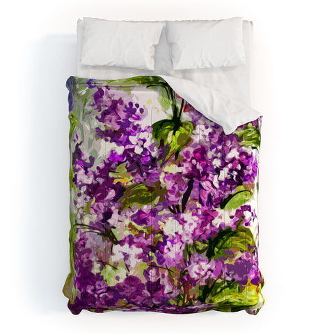 Ginette Fine Art Lilac Comforter