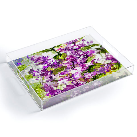 Ginette Fine Art Lilac Acrylic Tray