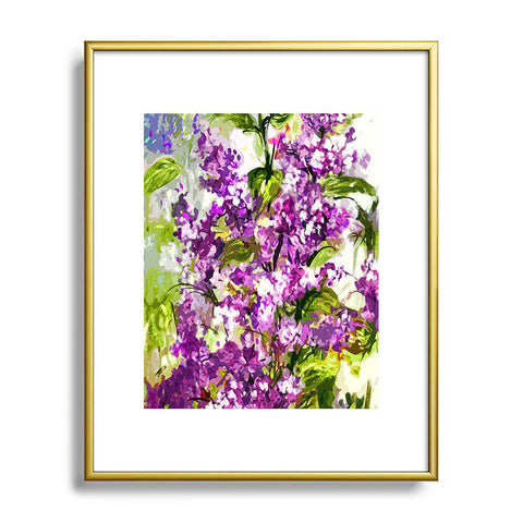 Ginette Fine Art Lilac Metal Framed Art Print