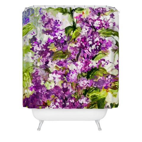 Ginette Fine Art Lilac Shower Curtain