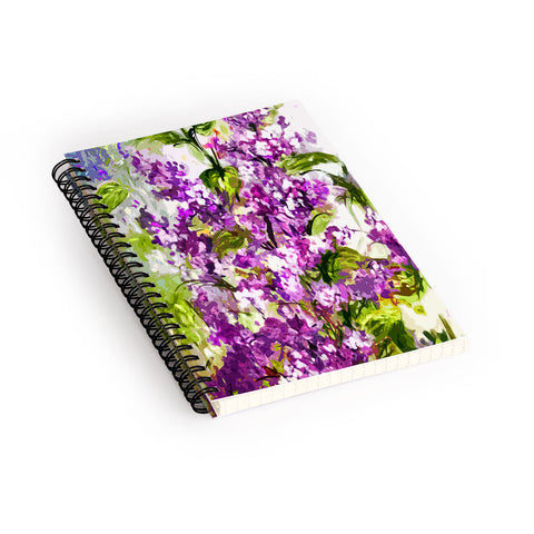Ginette Fine Art Lilac Spiral Notebook