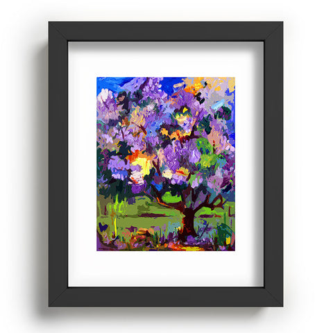 Ginette Fine Art Lilac Tree Recessed Framing Rectangle
