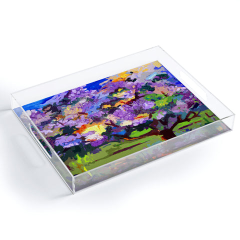 Ginette Fine Art Lilac Tree Acrylic Tray