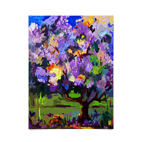 Ginette Fine Art Lilac Tree Poster
