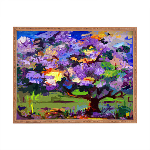 Ginette Fine Art Lilac Tree Rectangular Tray