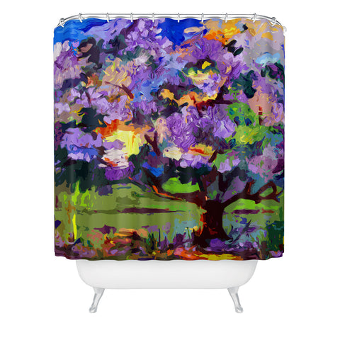 Ginette Fine Art Lilac Tree Shower Curtain