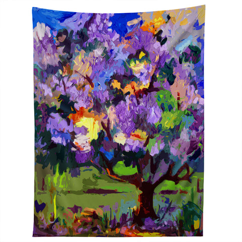 Ginette Fine Art Lilac Tree Tapestry