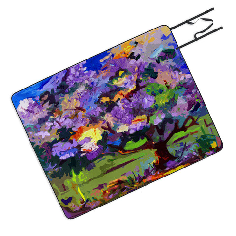 Ginette Fine Art Lilac Tree Picnic Blanket