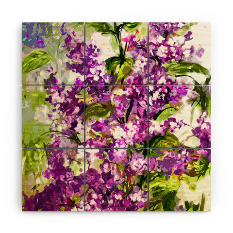 Ginette Fine Art Lilac Wood Wall Mural
