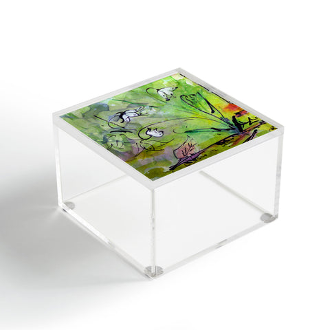 Ginette Fine Art Lily Of The Valley Acrylic Box