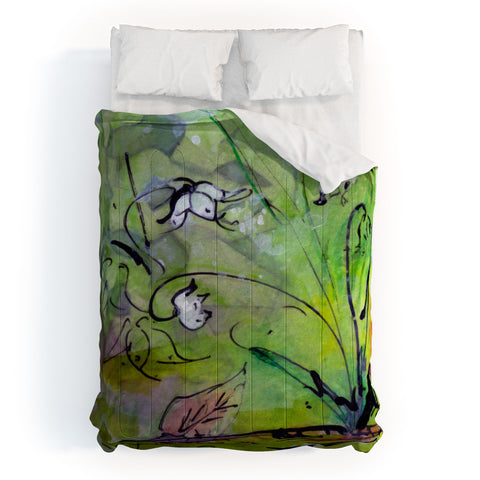 Ginette Fine Art Lily Of The Valley Comforter