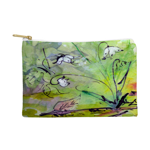 Ginette Fine Art Lily Of The Valley Pouch