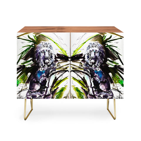 Ginette Fine Art Lions of Jekyll Island Credenza