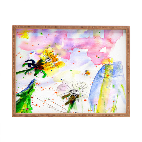 Ginette Fine Art Long Live The Weeds Rectangular Tray