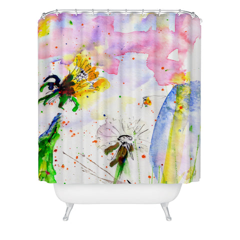 Ginette Fine Art Long Live The Weeds Shower Curtain