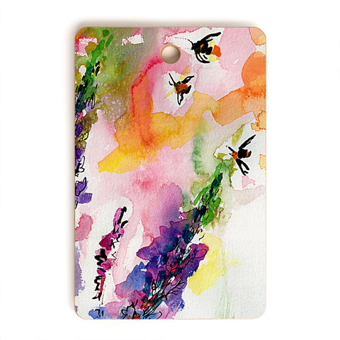 Ginette Fine Art Lupines In The Forest Cutting Board Rectangle