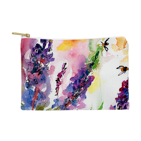 Ginette Fine Art Lupines In The Forest Pouch