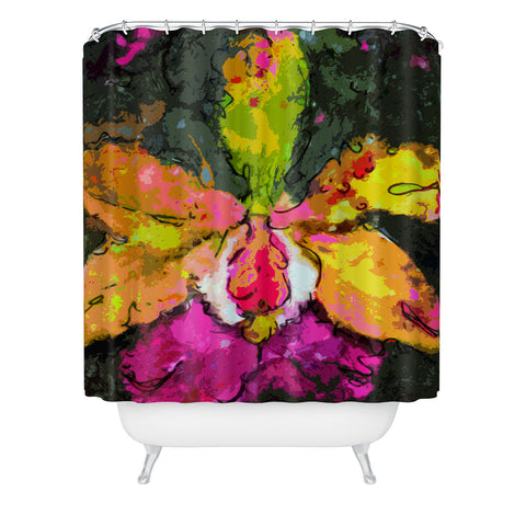 Ginette Fine Art Mesmerizing Orchid Shower Curtain