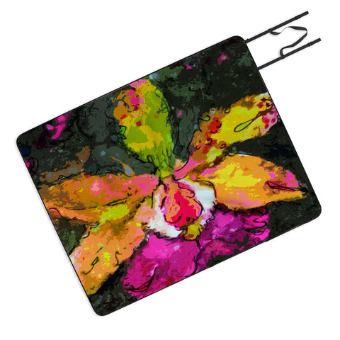 Ginette Fine Art Mesmerizing Orchid Picnic Blanket