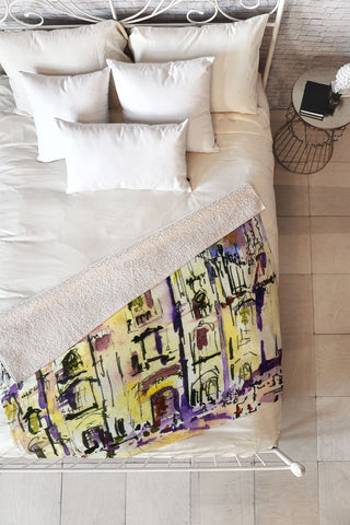 Ginette Fine Art Milano Fleece Throw Blanket