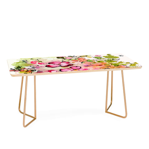 Ginette Fine Art Mille Fleurs Coffee Table