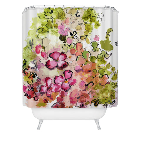 Ginette Fine Art Mille Fleurs Shower Curtain