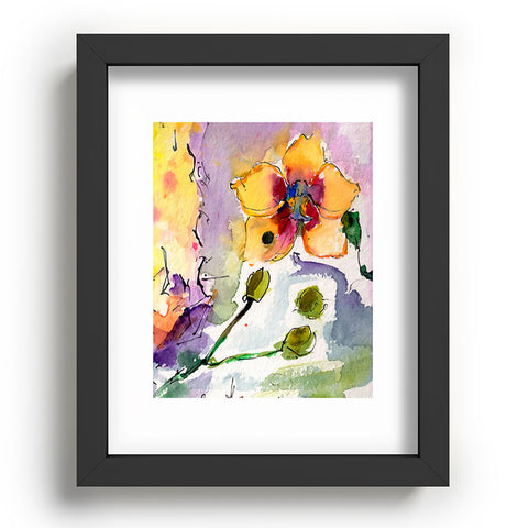 Ginette Fine Art Modern Orchid Recessed Framing Rectangle