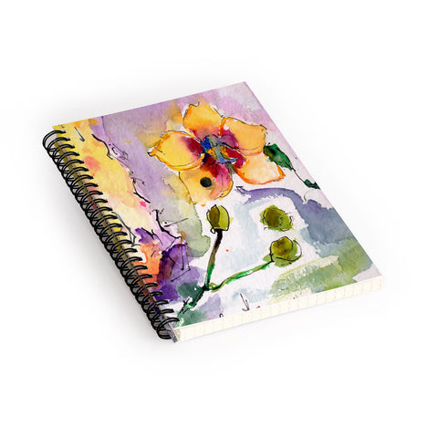Ginette Fine Art Modern Orchid Spiral Notebook
