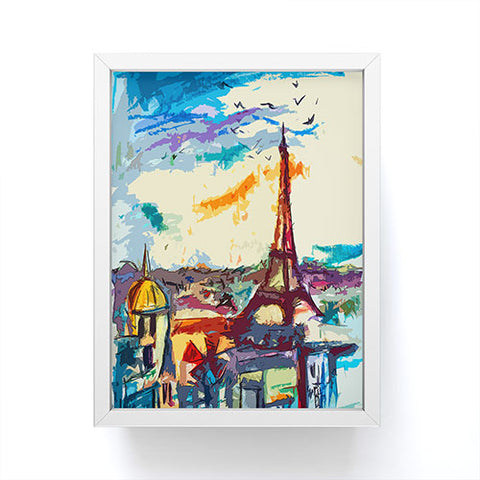 Ginette Fine Art Paris Skies Framed Mini Art Print