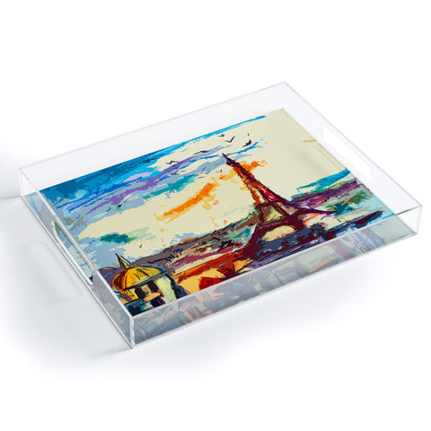 Ginette Fine Art Paris Skies Acrylic Tray