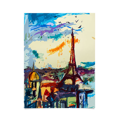 Ginette Fine Art Paris Skies Poster