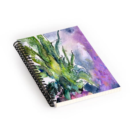 Ginette Fine Art Pineapple Top Spiral Notebook