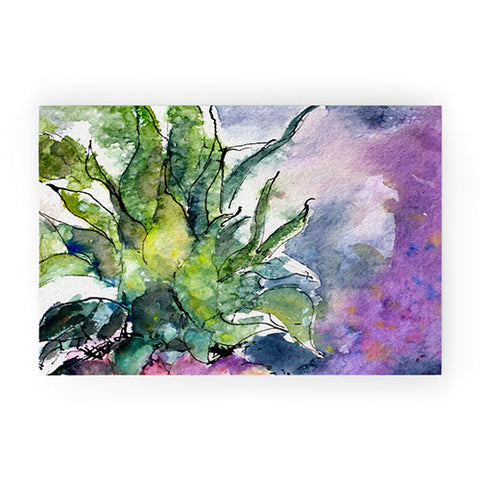 Ginette Fine Art Pineapple Top Welcome Mat